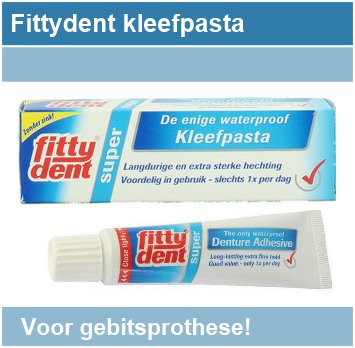 Aarde Knipoog Ringlet Fittydent kleefpasta